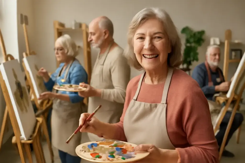 Corso di pittura per over 60: il beneficio concreto che si riflette su umore e autostima