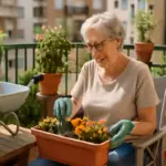 Giardinaggio su balcone in pensione: il trucco per farlo senza fatica e con grandi soddisfazioni