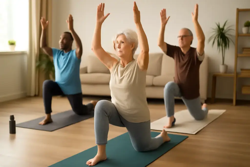 Yoga per anziani principianti: la sequenza di posizioni amiche delle articolazioni