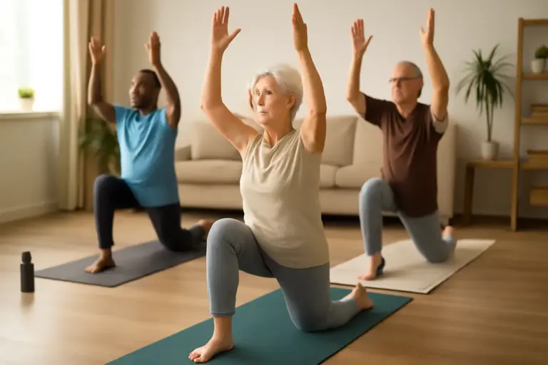 Yoga per anziani principianti: la sequenza di posizioni amiche delle articolazioni